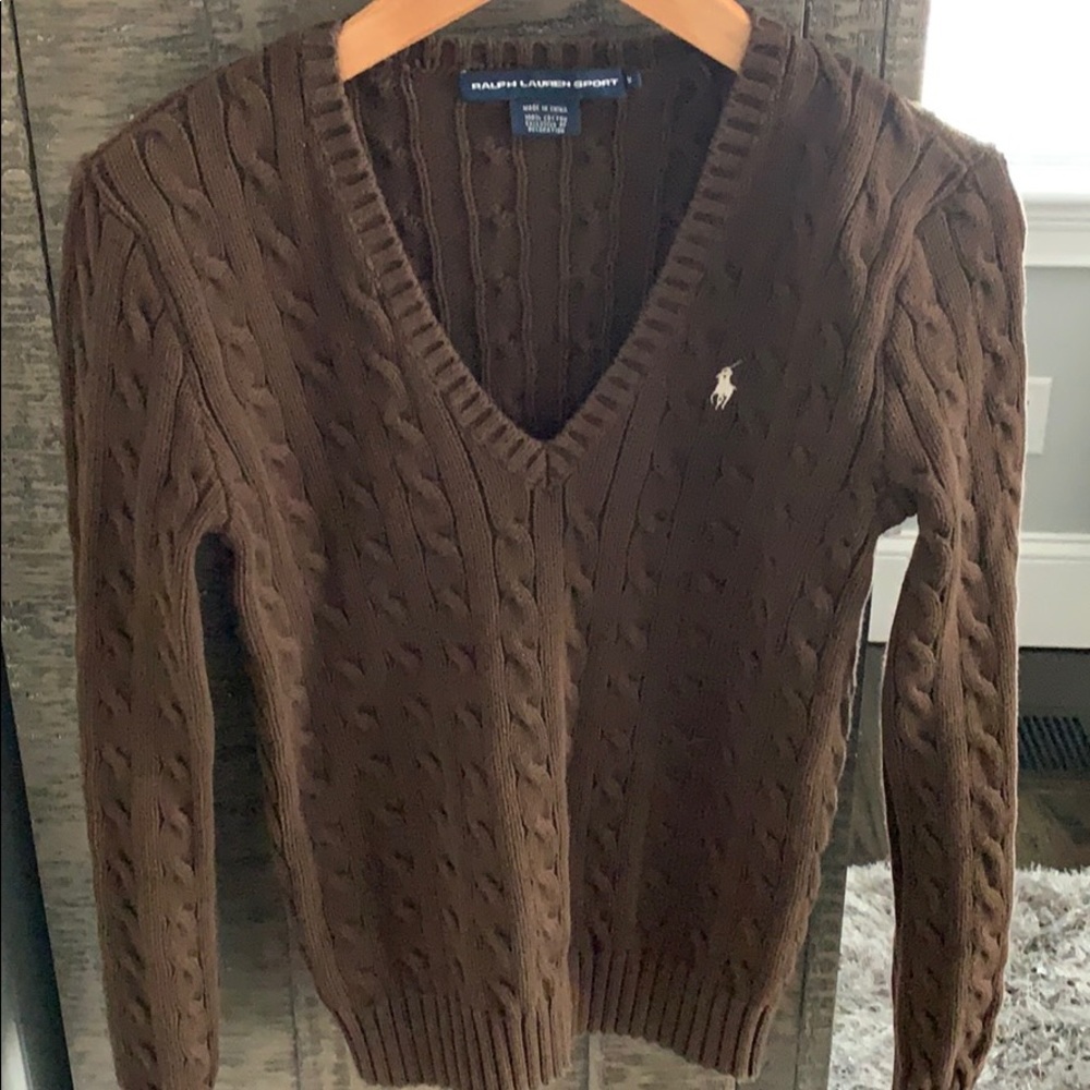 Brown Ralph Lauren sweater